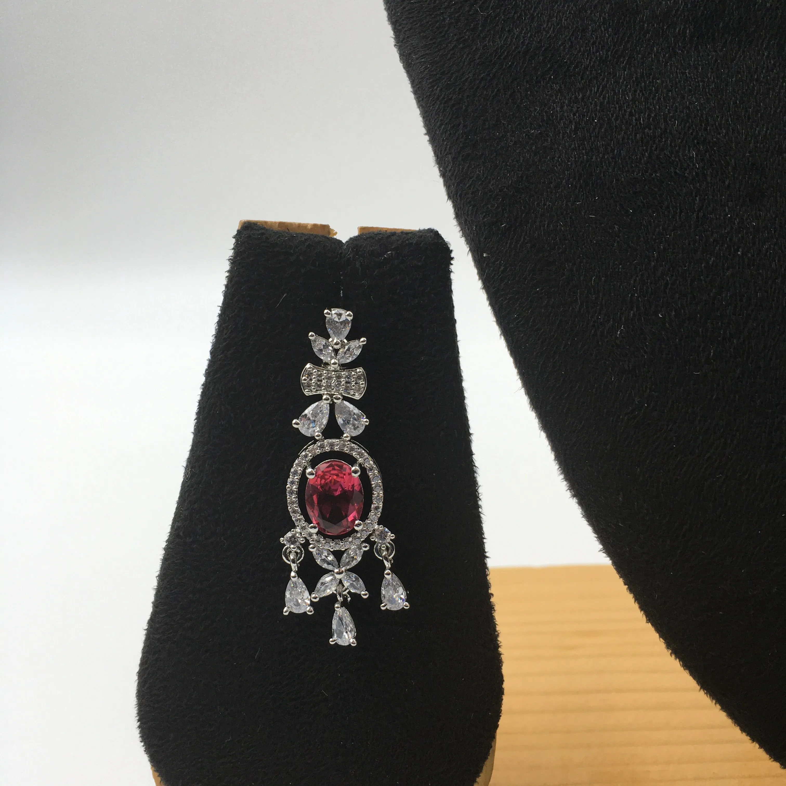 Choker Zircon/AD Necklace Set 4156-69