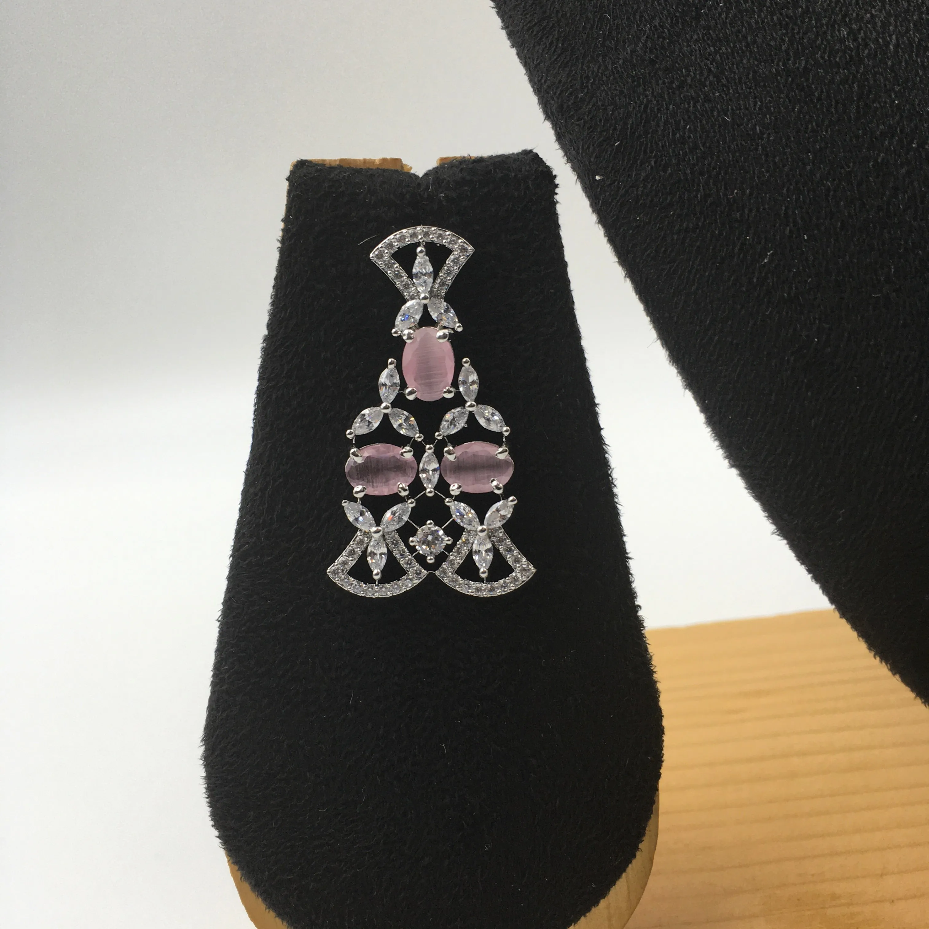 Choker Zircon/AD Necklace Set 5582-69