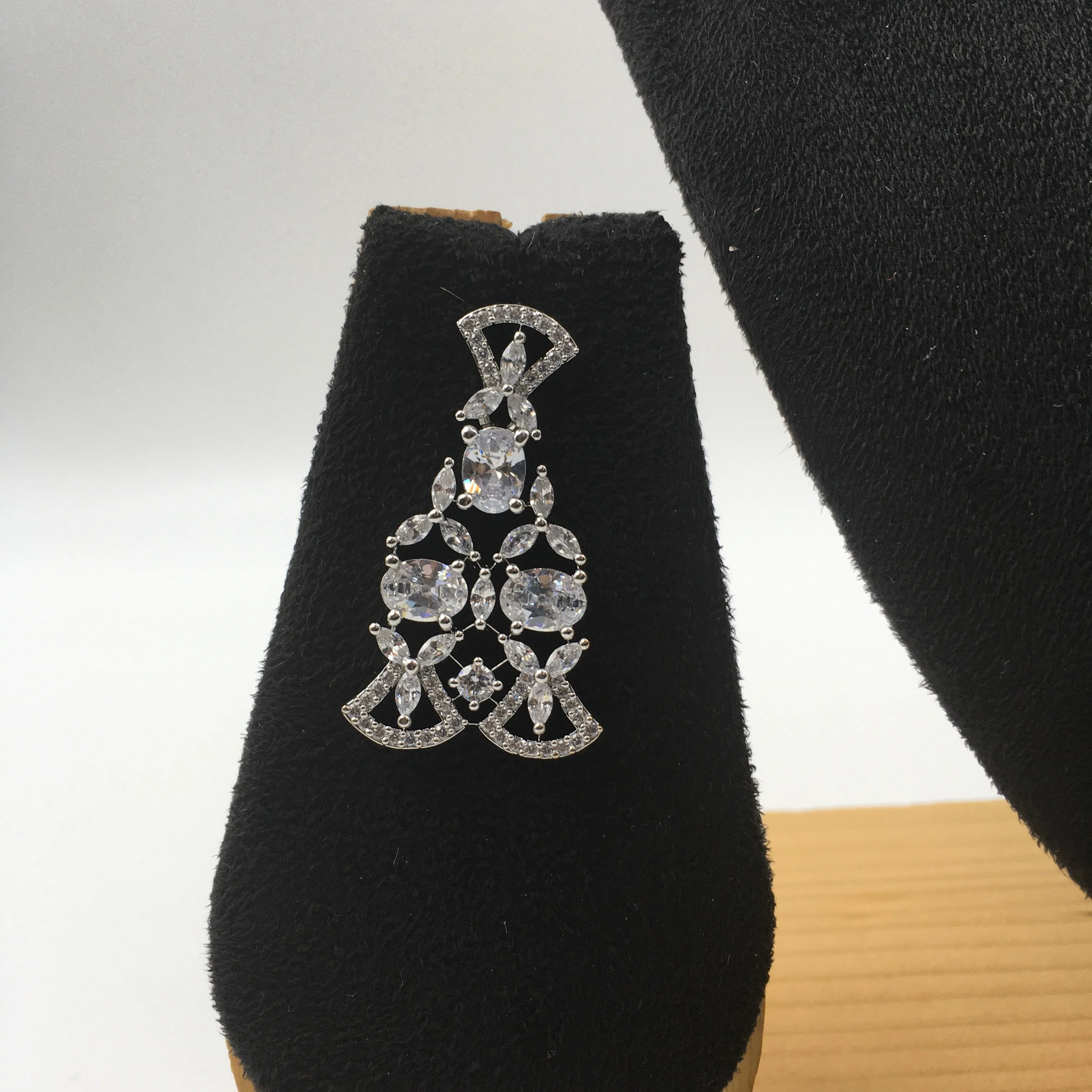 Choker Zircon/AD Necklace Set 5582-69