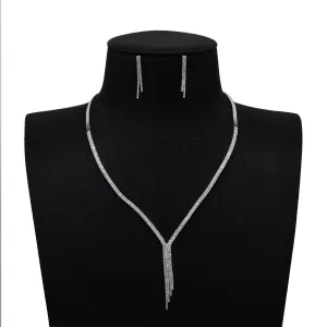 Dazzling Silver Drop Set