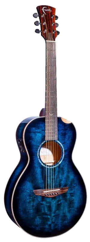 Faith Blue Moon Mercury Electro Scoop Guitar