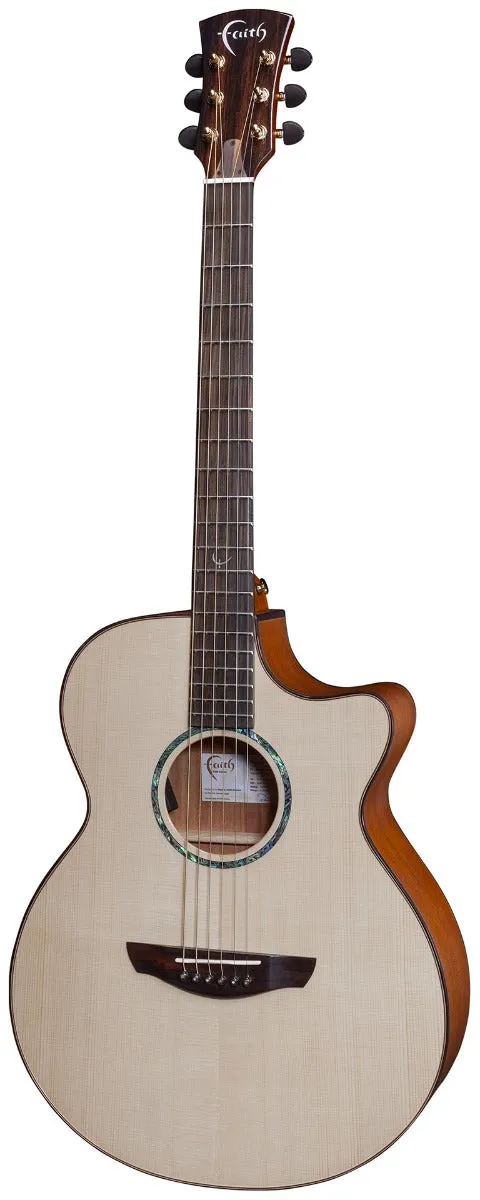 Faith Venus Electro / Cutaway Acoustic Guitar - Natural FV