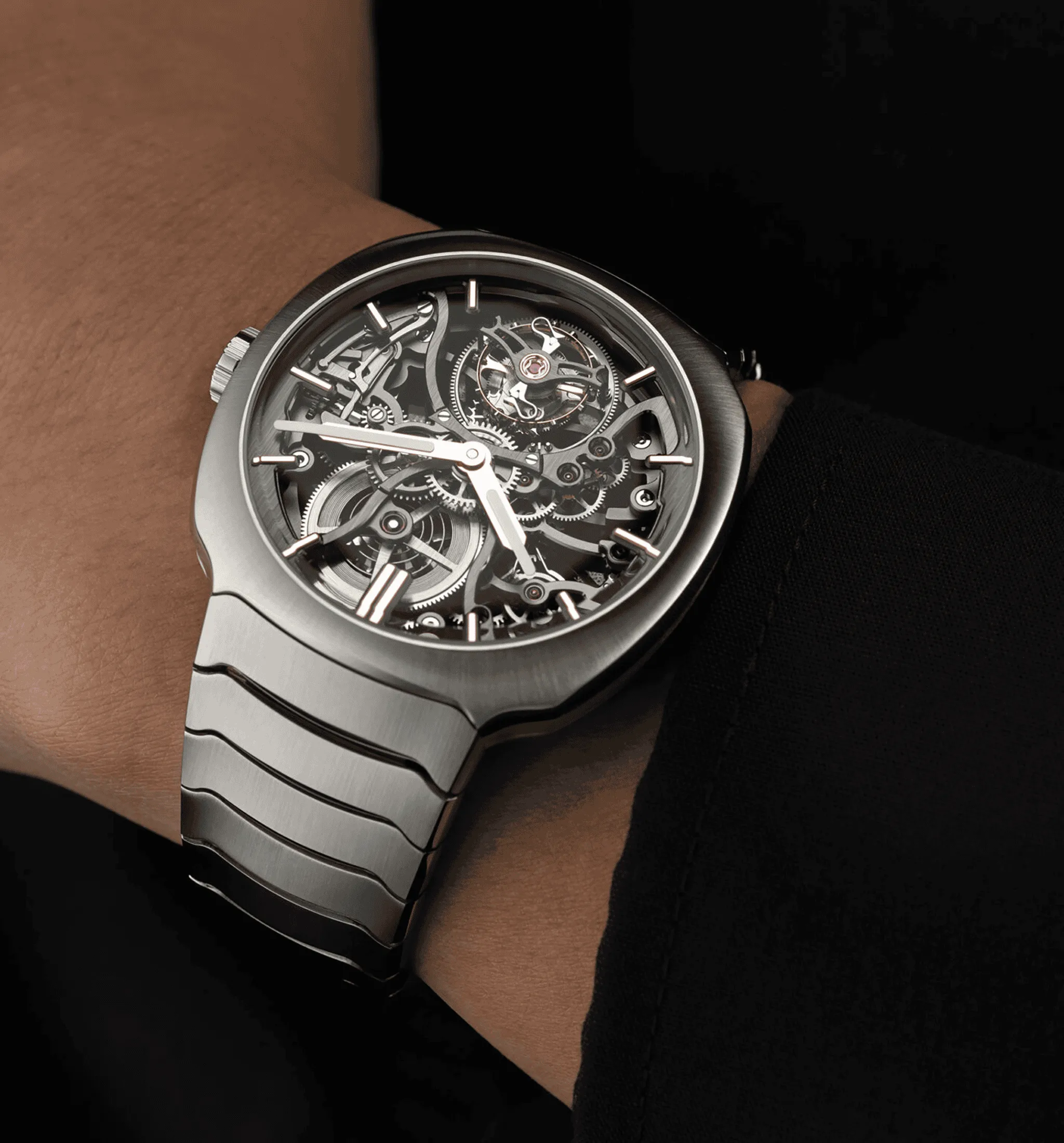 H. Moser & Cie. Streamliner Tourbillon Skeleton Watch
