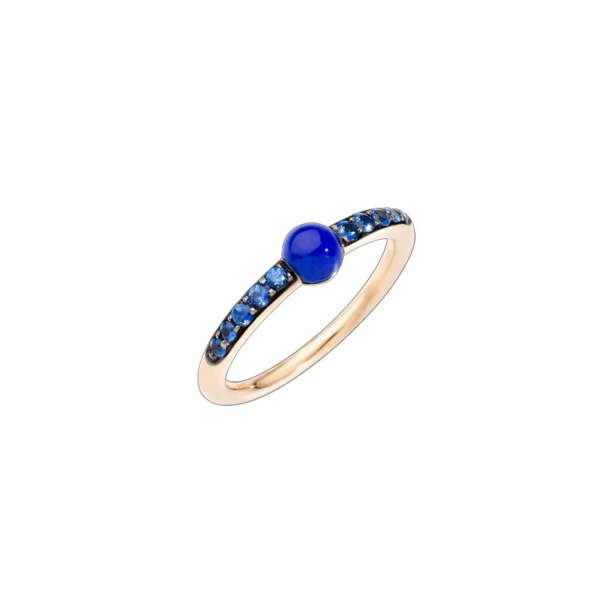 Lapis Lazuli and Blue Sapphire M'Ama Non M'Ama Ring