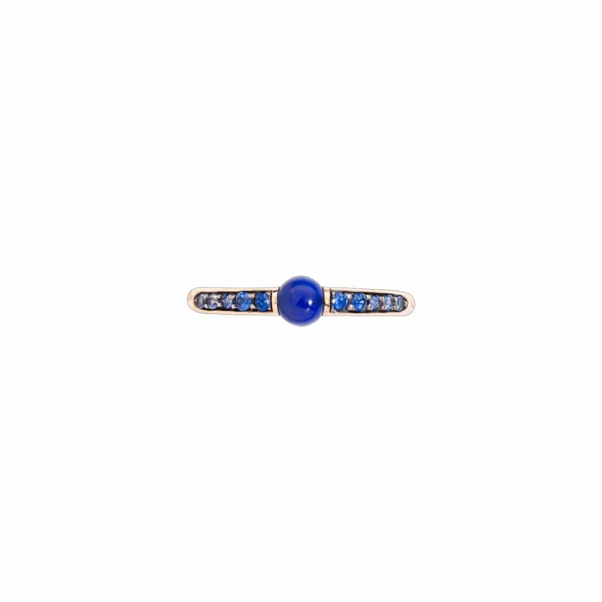 Lapis Lazuli and Blue Sapphire M'Ama Non M'Ama Ring