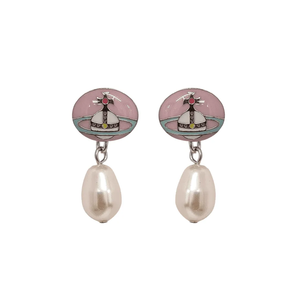 Loelia Drop Earrings - Rhodium - 62020143-02W409-IM