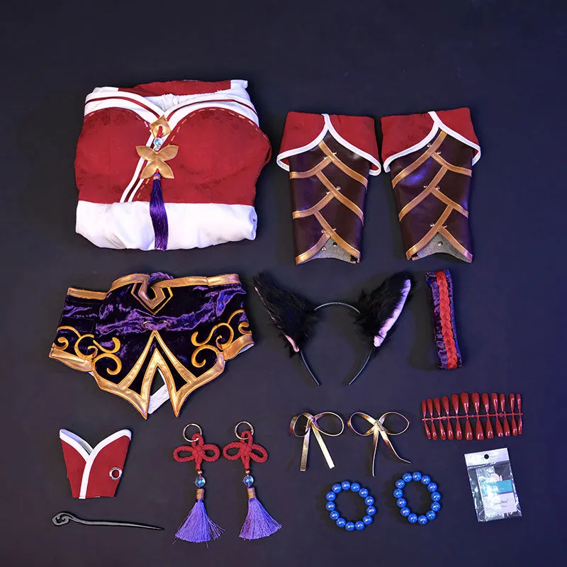LOL The Nine Tailed Fox Ahri Cosplay Costume