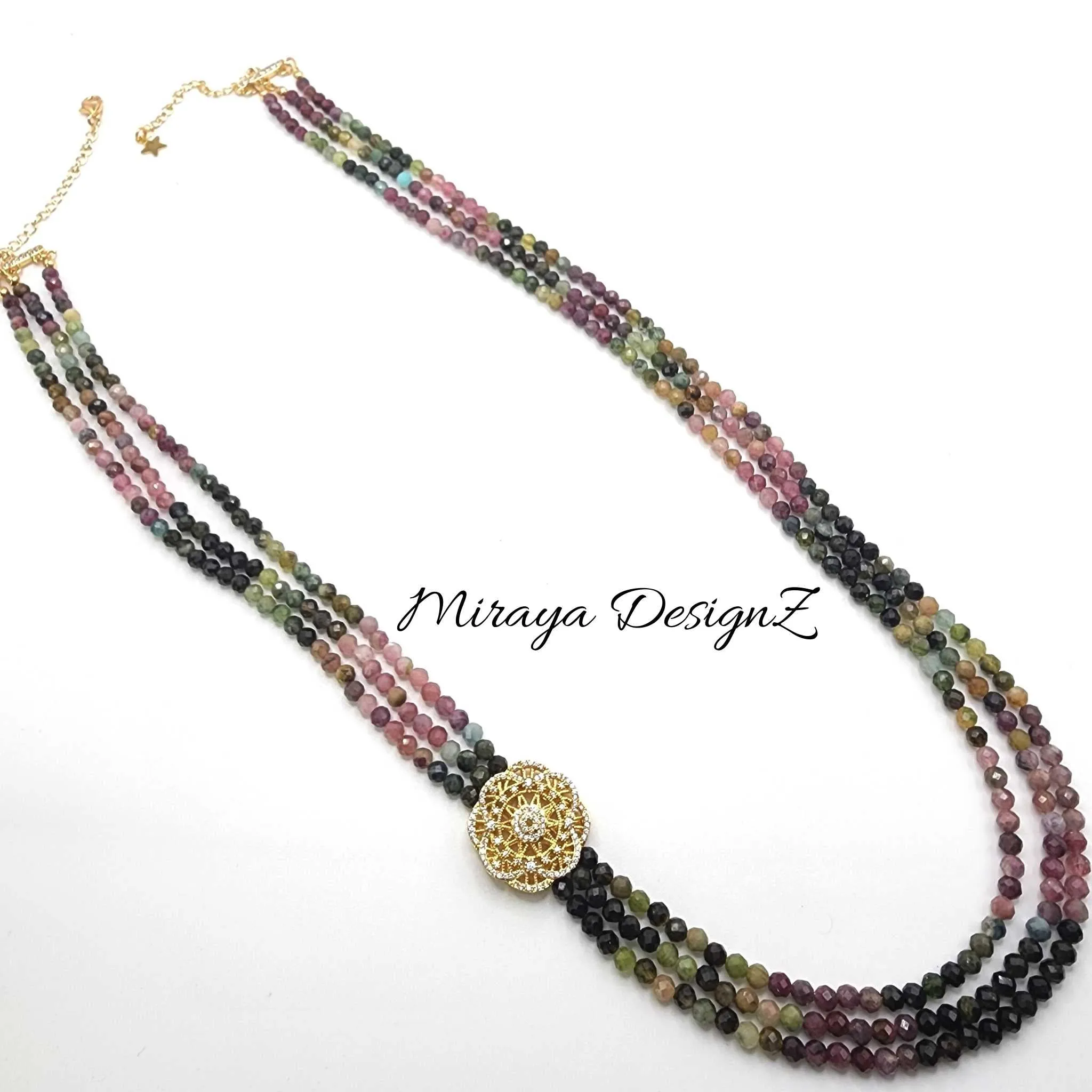 Multi Tourmaline Necklace