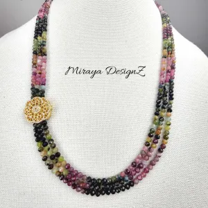 Multi Tourmaline Necklace