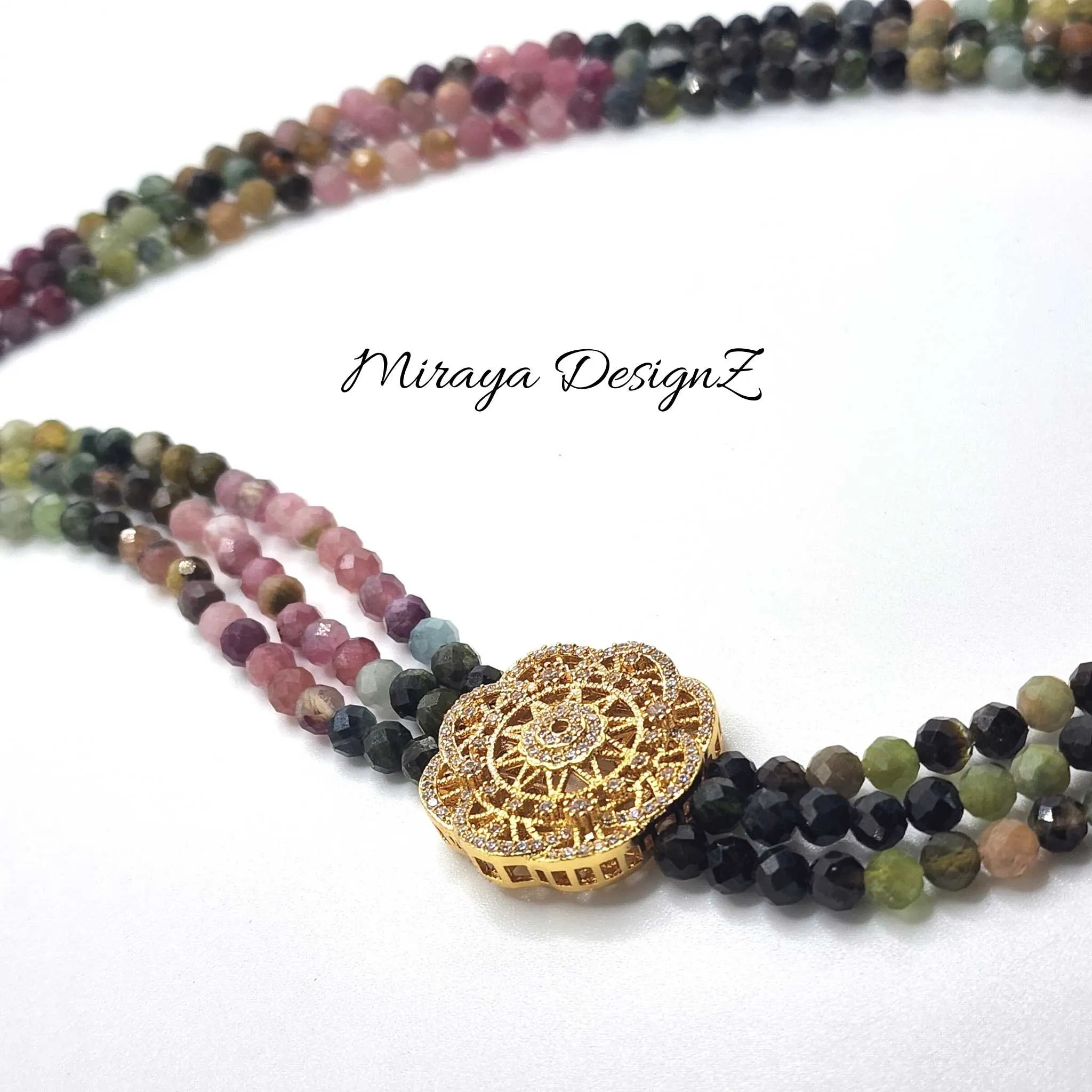 Multi Tourmaline Necklace