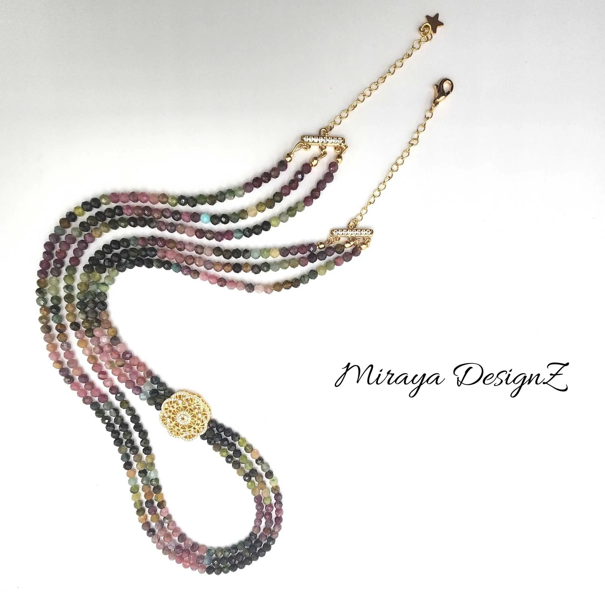 Multi Tourmaline Necklace
