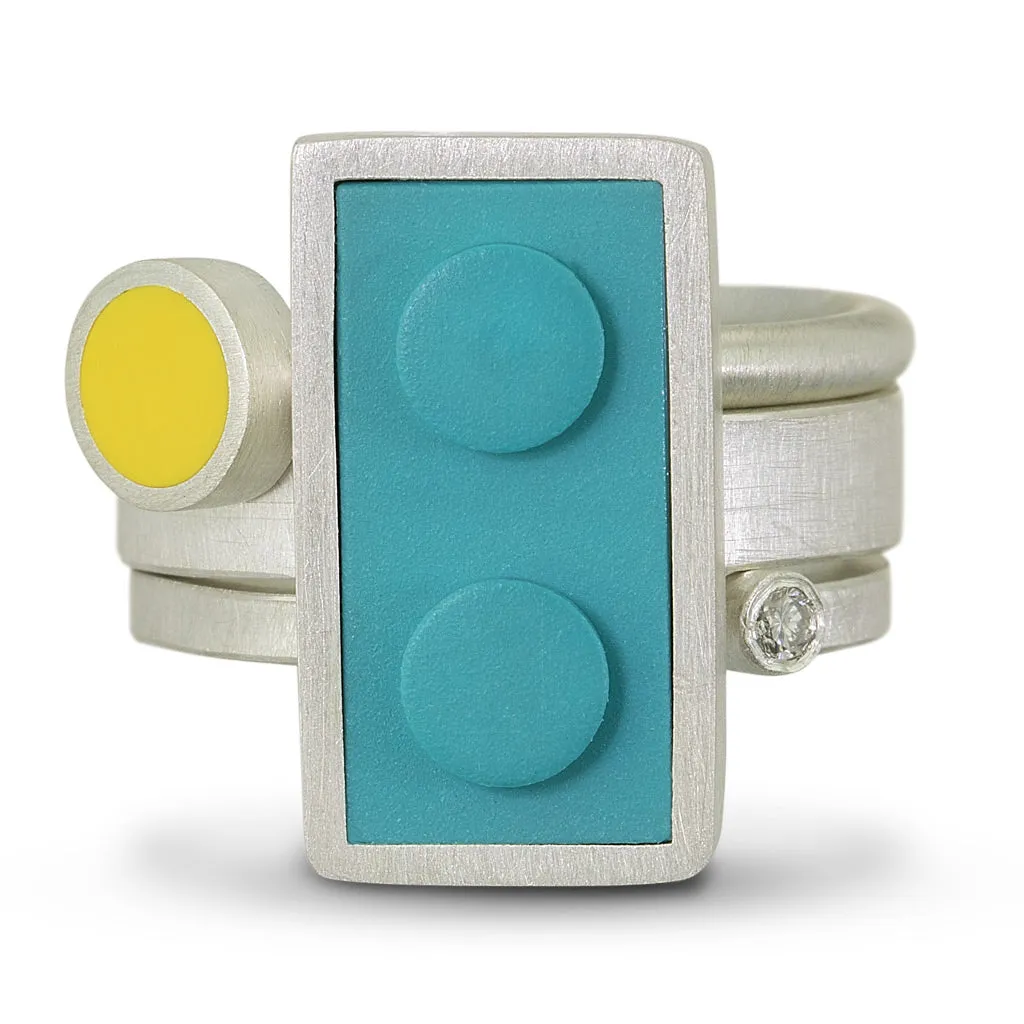 Rectangle Brick Ring