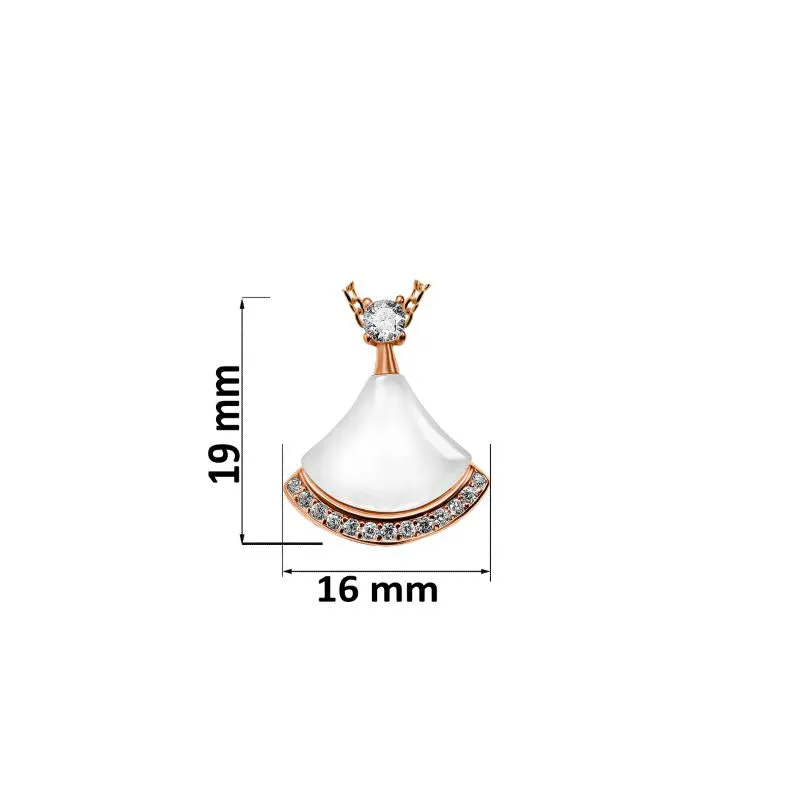 Rose Gold Mother of Pearl Dream Necklace
