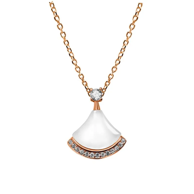 Rose Gold Mother of Pearl Dream Necklace