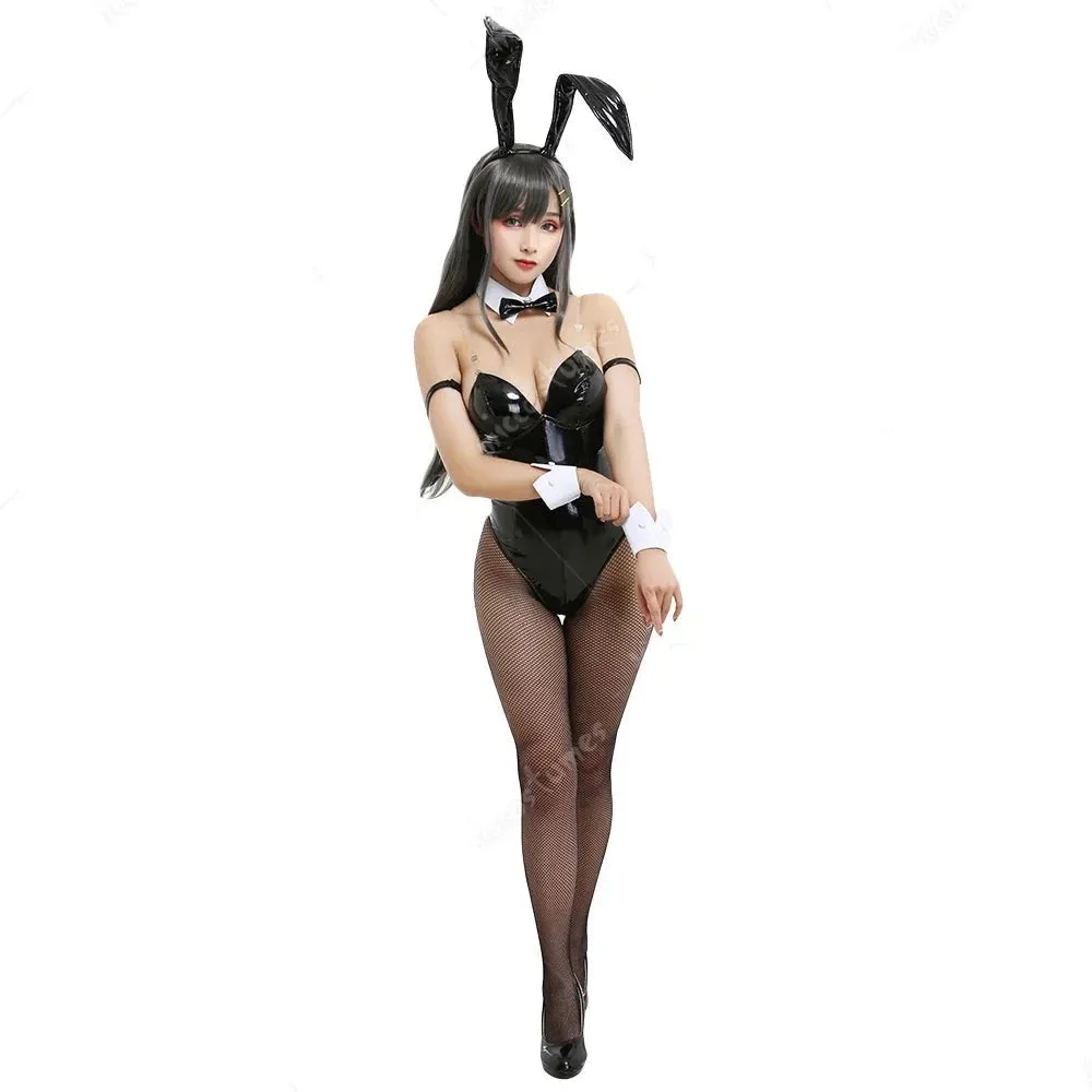 Sakurajima Mai Bunny Girl Sempai  Japanese Anime Cosplay Costume