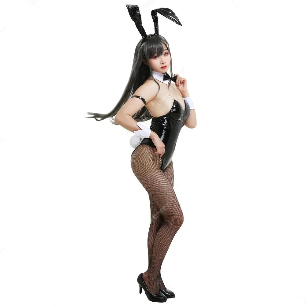Sakurajima Mai Bunny Girl Sempai  Japanese Anime Cosplay Costume