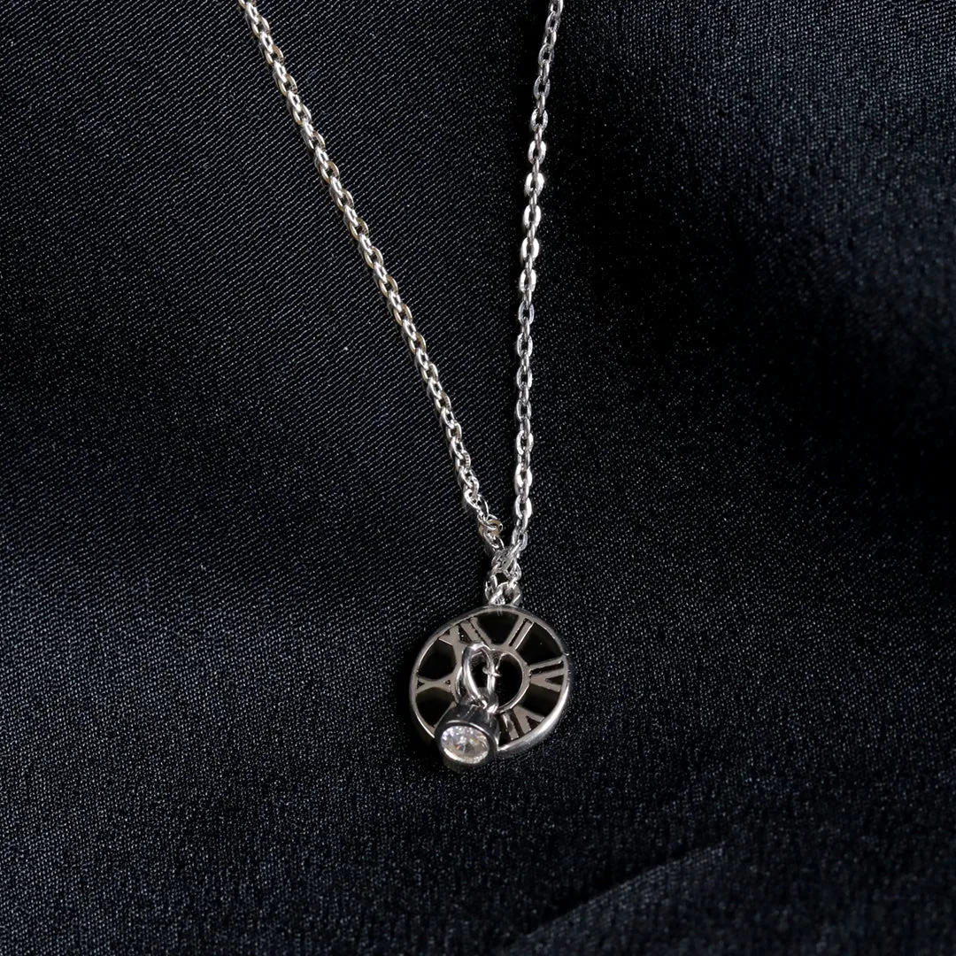 Silver Roman Necklace