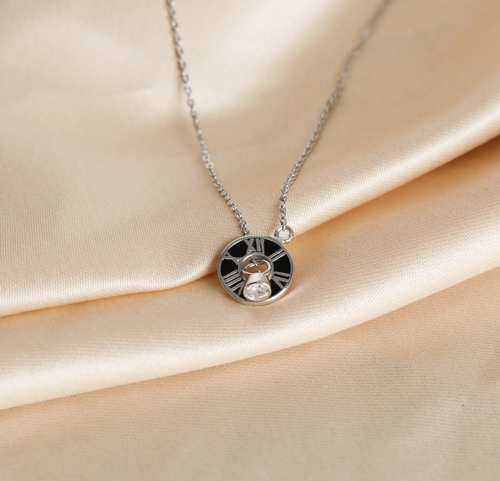 Silver Roman Necklace