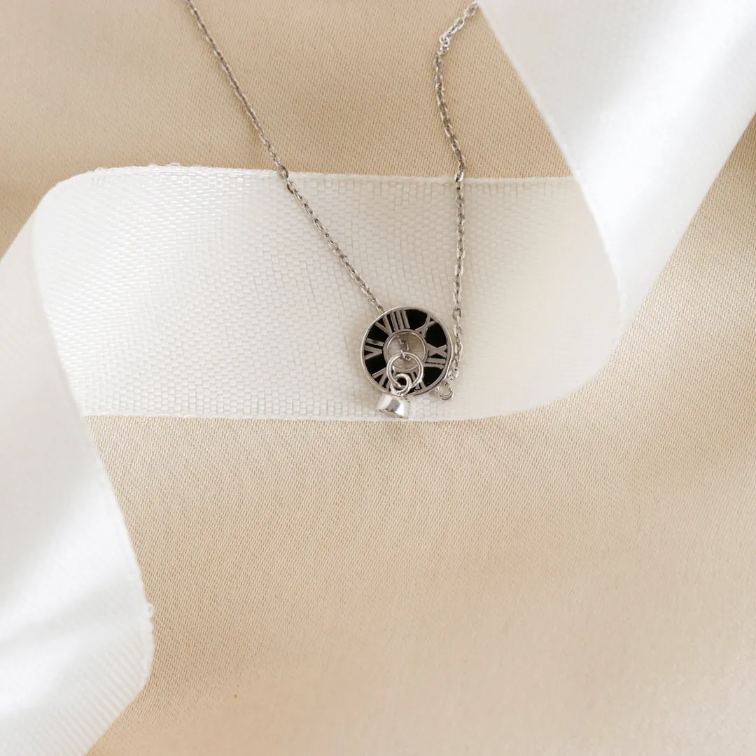 Silver Roman Necklace