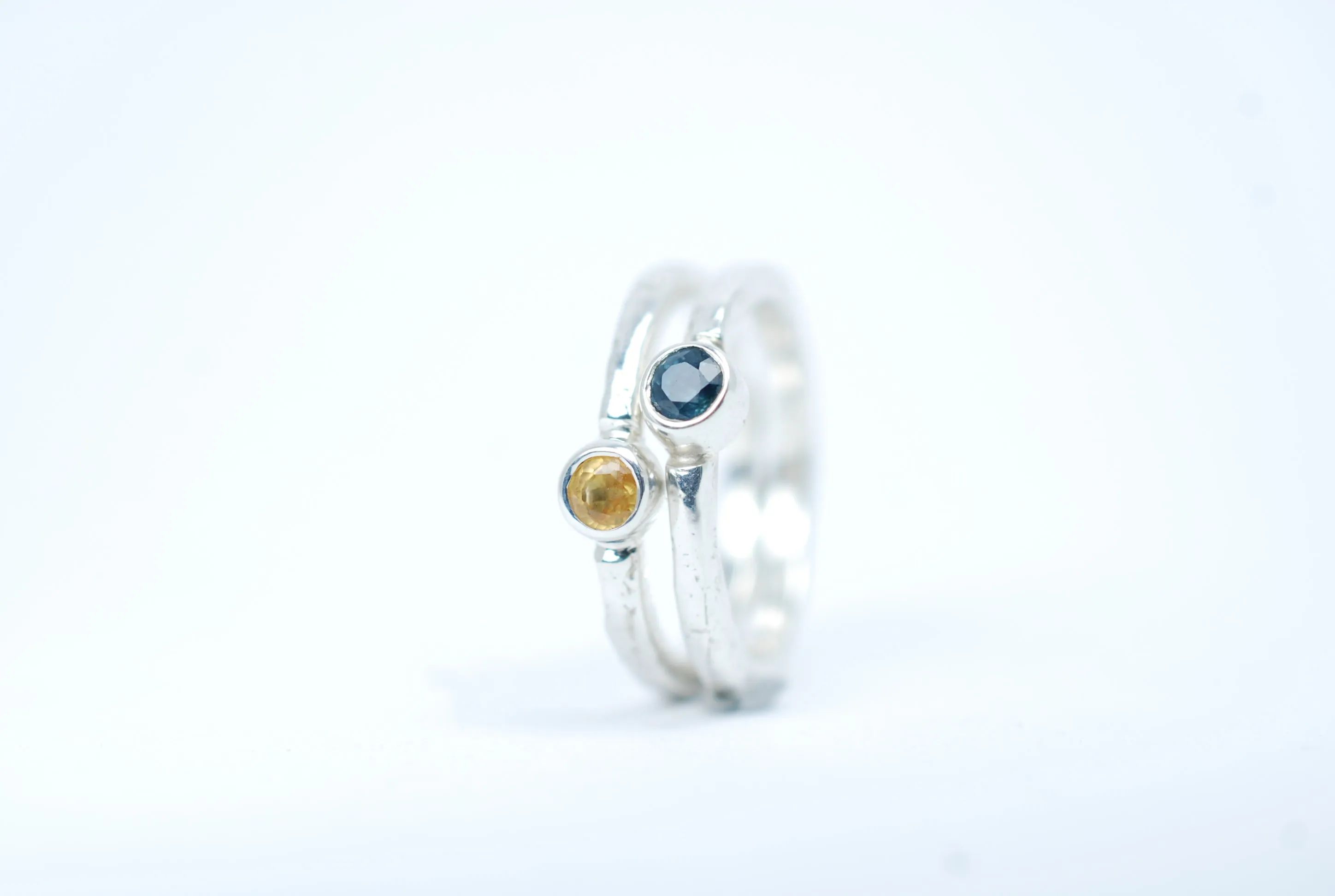 Silver stacking rings “Magic Meadows”