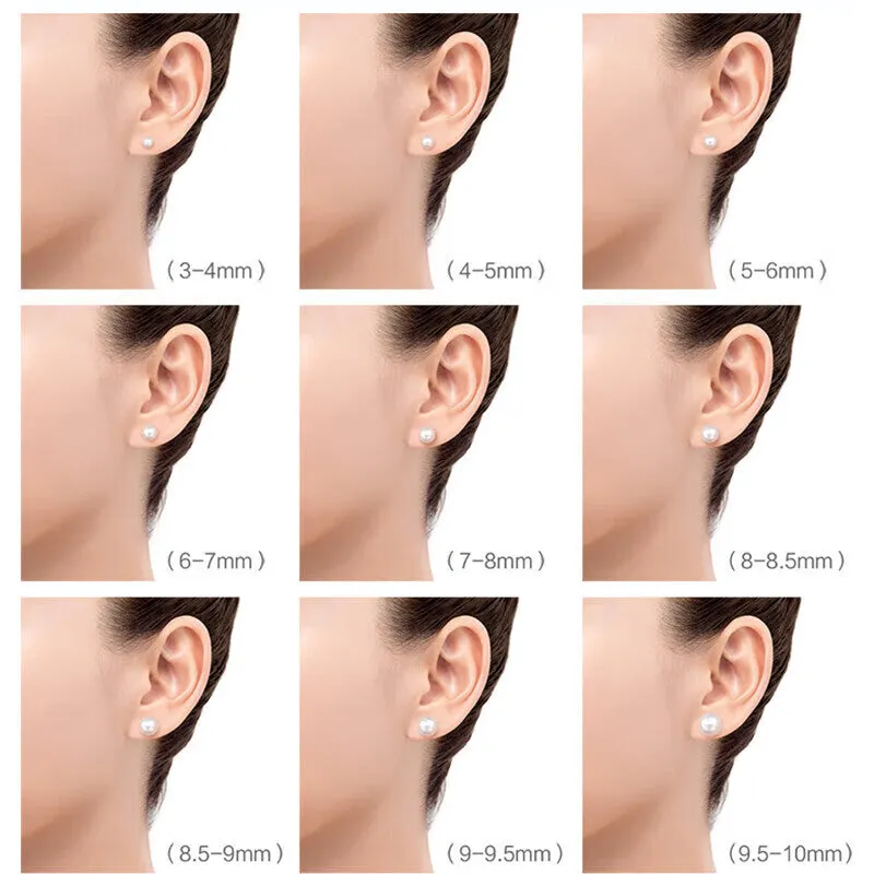 Tajade Flat Round 6-7mm S925 Silver Pearl Stud Earrings