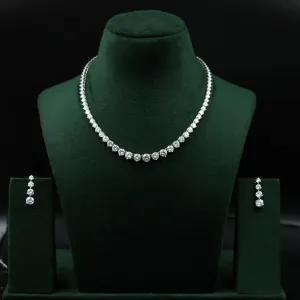 Zircon/AD Necklace Set 7965-05
